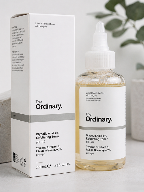 Tónico exfoliante The Ordinary Glycolic Acid 7%, frasco de 100 ml